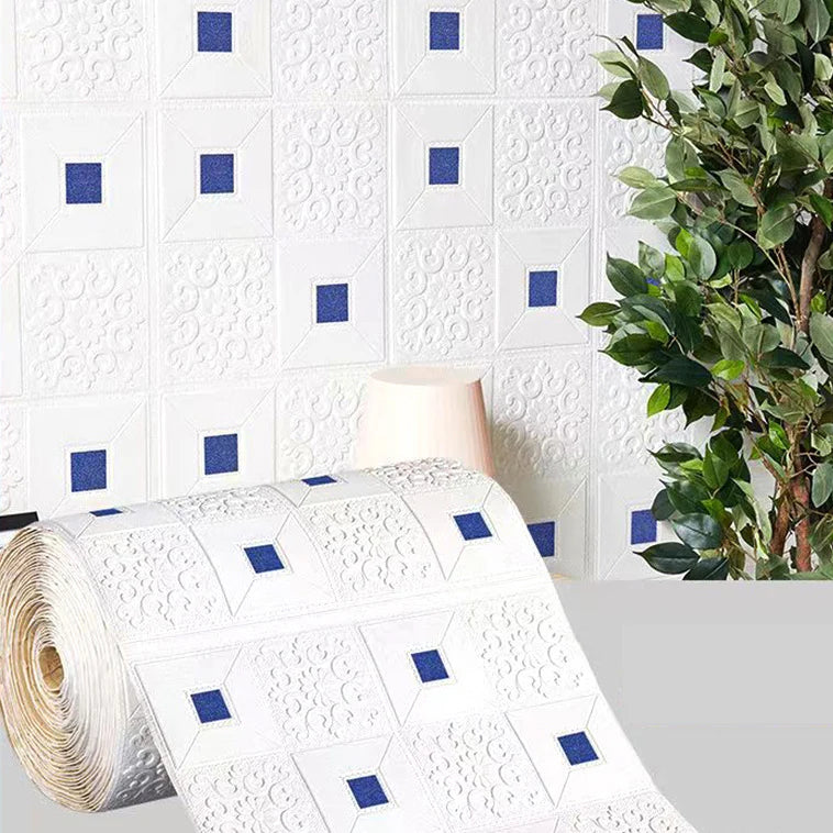 Self-Adhesive Waterproof 3D Wallpaper – 70cm x 100cm Moisture-Proof Brick Pattern for Home Decoration