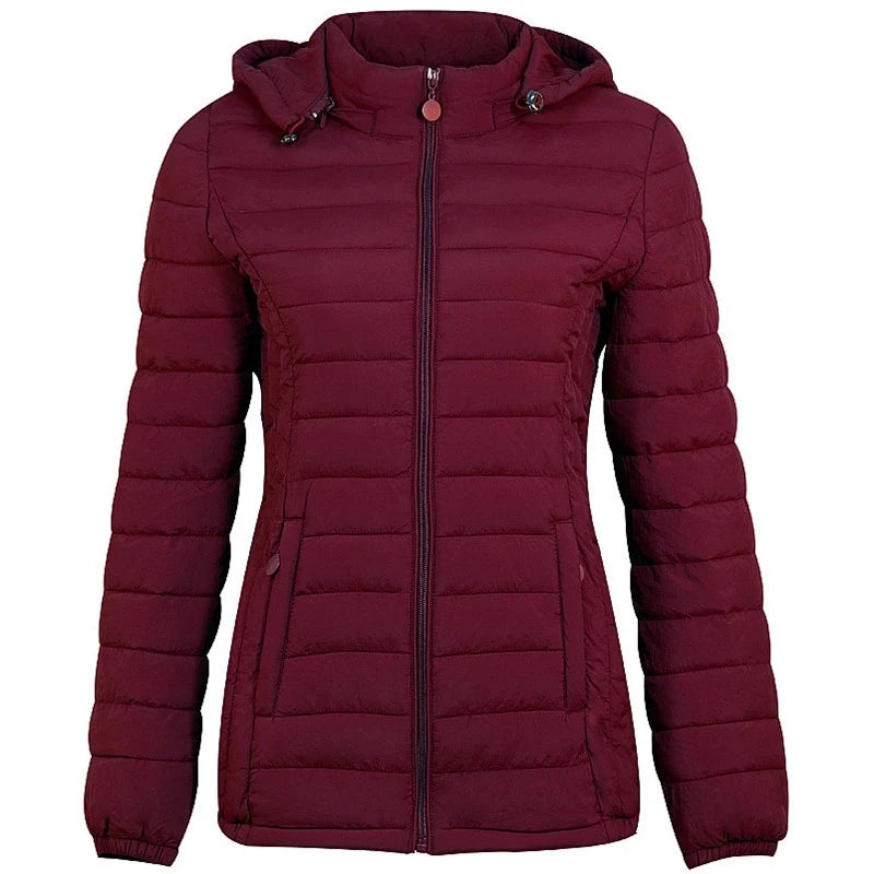 New Winter Fashion Jacket for Women | Stand-Collar Warm Casual Parka