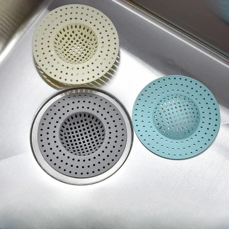 Silicone Hair Filter Sink Strainer – Anti-Blocking Bathtub, Shower & Floor Drain Stopper Plug