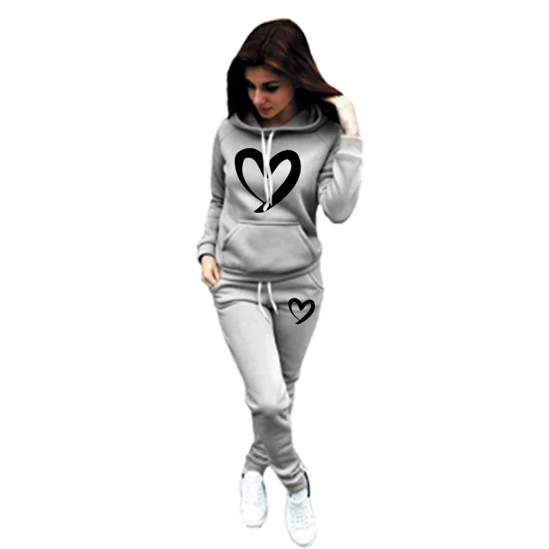 Comfortable Ladies’ Tracksuit | Soft Hooded Jogging Suit for Casual Sports Wear