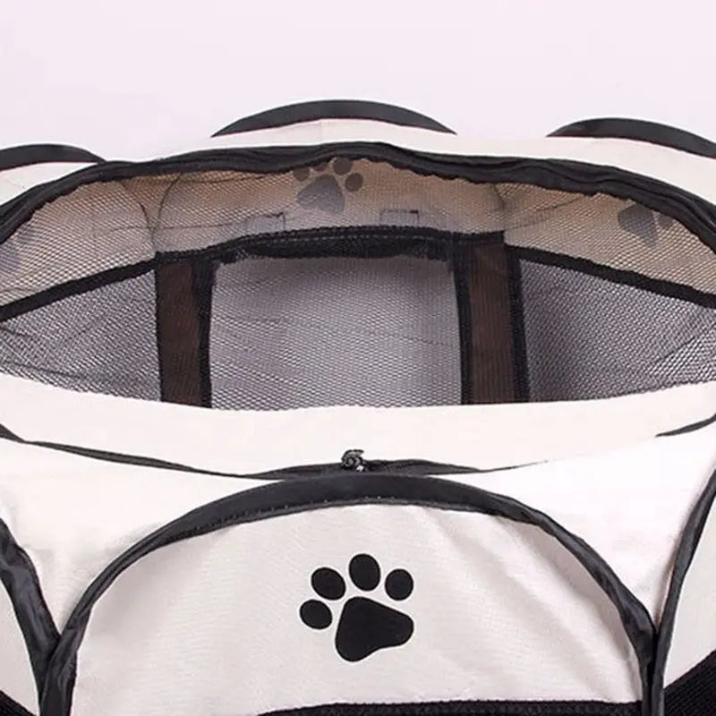 Portable fordable pet tent