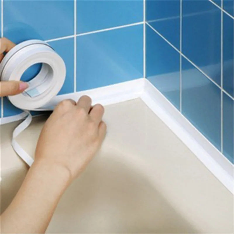 Self-Adhesive Waterproof Caulk Strip Tape for Bathroom and Kitchen – Shower & Sink Edge Sealing Strip