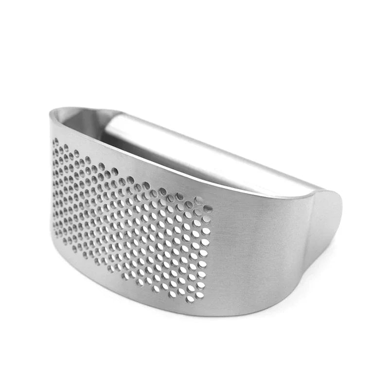 Garlic Press Rocker | Stainless Steel Garlic & Ginger Squeezer for Kitchens