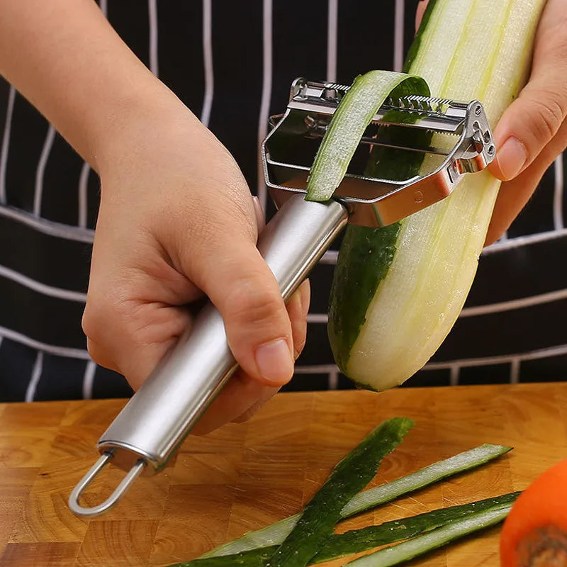 Multifunctional Kitchen Peeler | Stainless Steel Vegetable & Fruit Slicer