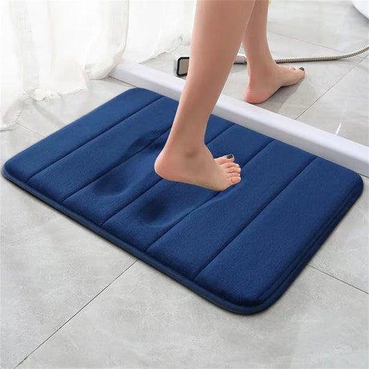 Super Absorbent Memory Foam Bath Mat – Non-Slip Bathroom Carpet for Bedroom, Shower & Toilet