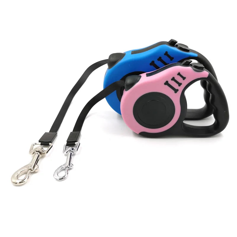 "3M/5M Retractable Dog Leash - Automatic Flexible Pet Traction Rope for Small, Medium & Large Dogs - Adjustable Leash Belt"