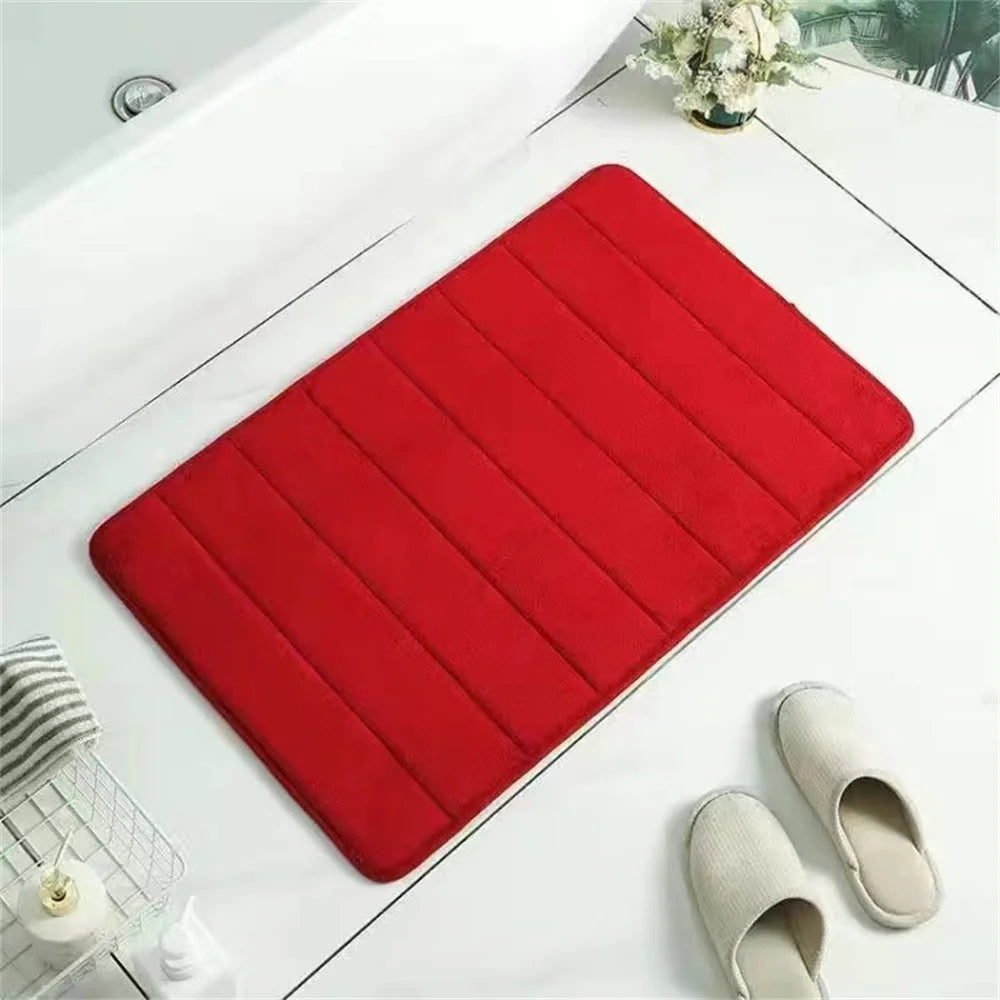 Super Absorbent Memory Foam Bath Mat – Non-Slip Bathroom Carpet for Bedroom, Shower & Toilet