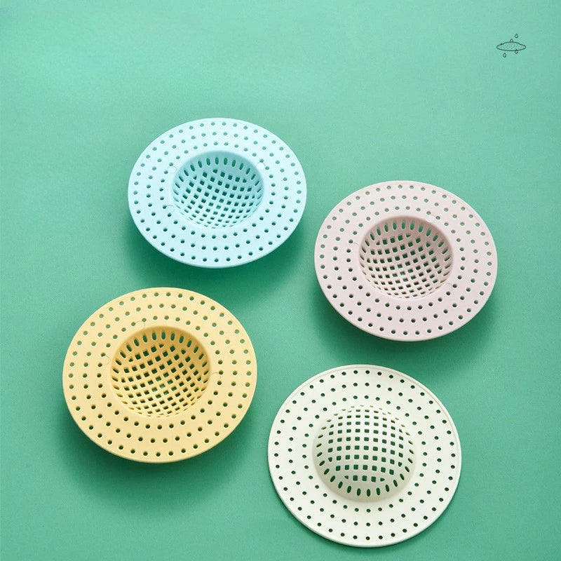 Silicone Hair Filter Sink Strainer – Anti-Blocking Bathtub, Shower & Floor Drain Stopper Plug