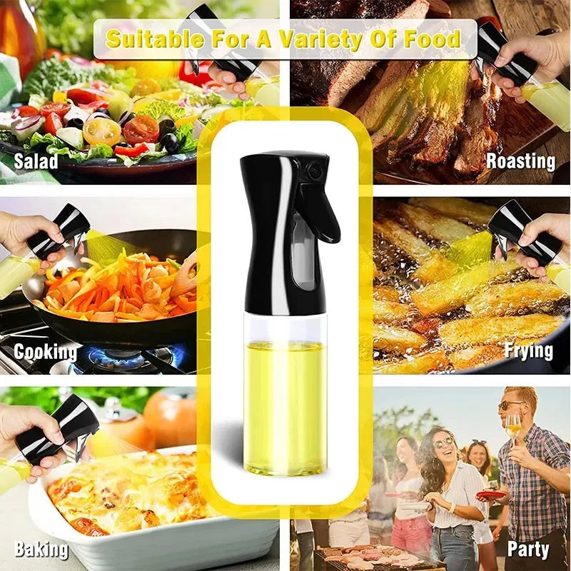 Portable Oil Bottle & Spray Tool | Perfect for Kitchen, Air Fryer & Outdoor Use