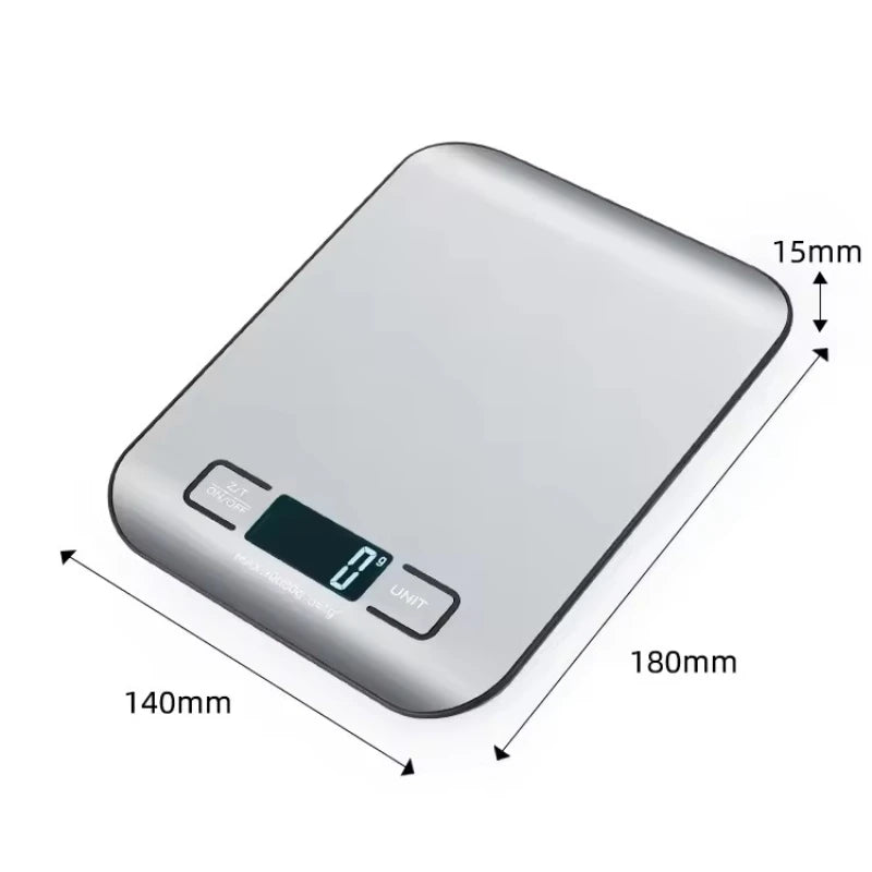 Digital Kitchen Scale with LED Display | 5kg/1g Precision Weighing Tool